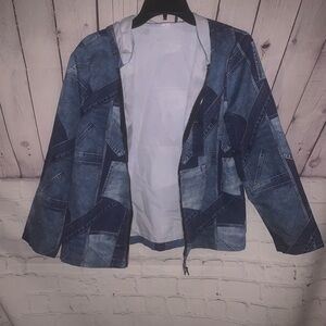 SHEIN Soft Blue Youth Jacket